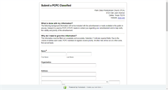 Desktop Screenshot of classifieds.pcpc.org